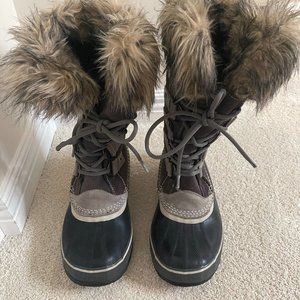 Sorel Joan of Arctic Women's Suede Fur Lined Boots